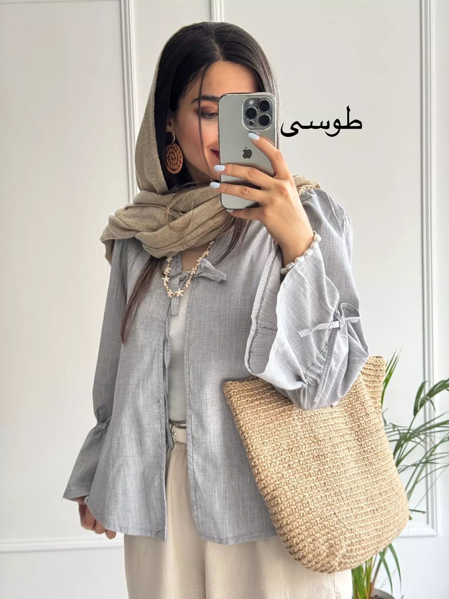 مانتو شومیزی لینن ژینا